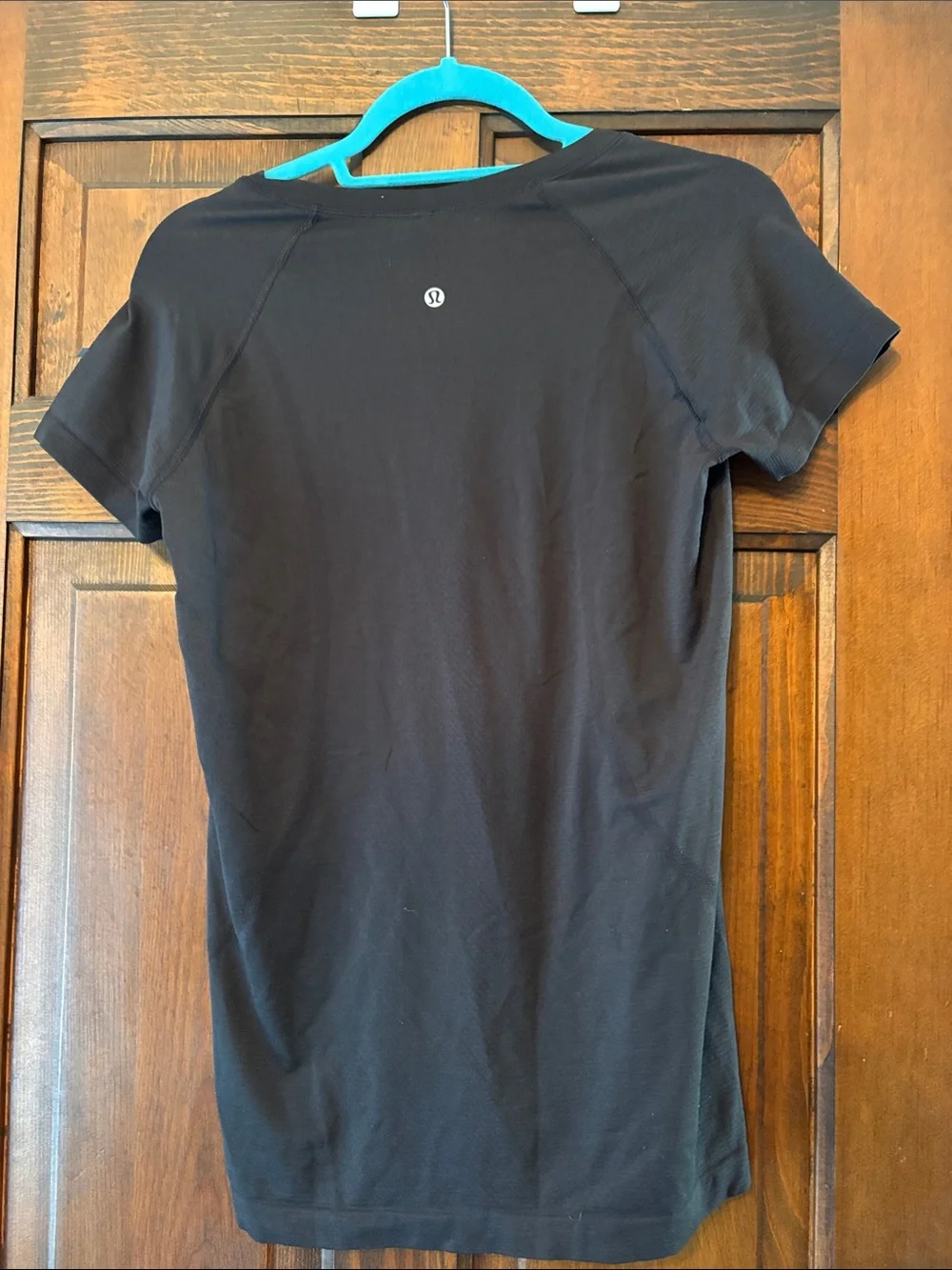 lululemon athletica Black Club Pilates Short Sleeve Tee sz 10